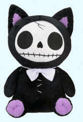 Furrybones Small Plush Black Cat